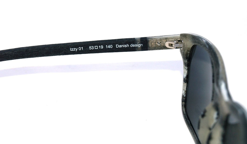 Thumbnail: Izzy 01 - Monkeyglasses Sunglasses grey black tortoise