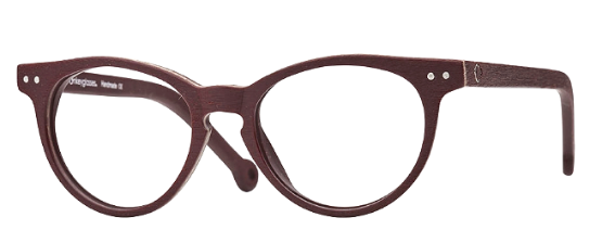 Berlin 26-3 kits - Monkeyglasses Eyeglasses red wine wood