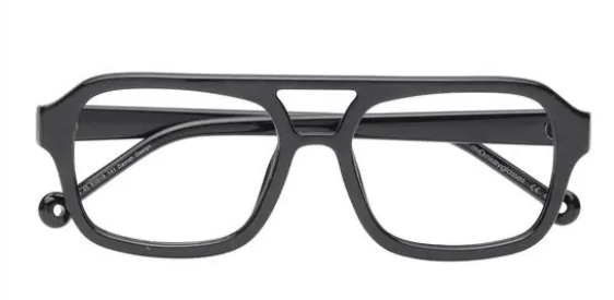 Alsace 45 - Monkeyglasses Eyeglasses black recycle acetate