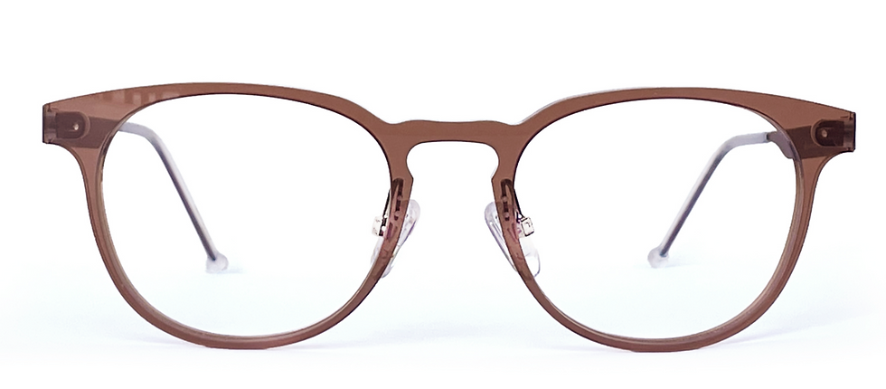 Brown crystal lightweight eyeglasses RORO 4 McM Look into my Eyes