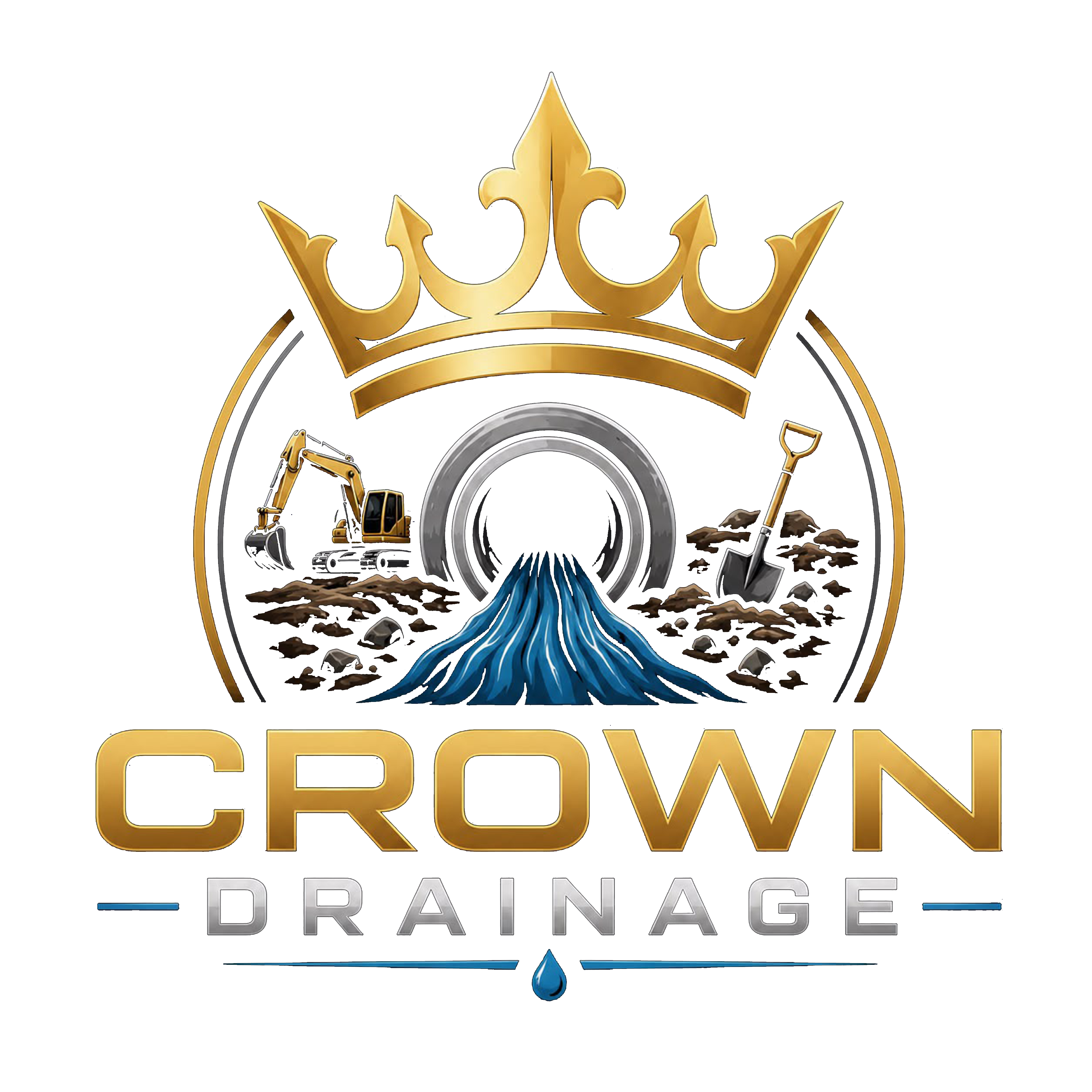Crown Drainage Logo