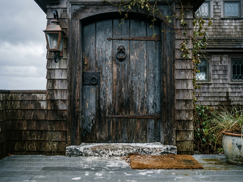 Post Storm Care How Salt Spray and Moisture Damage Weathered Wood and Iron Doors
