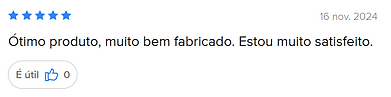 Comentário de um cliente sobre o uso do AUV