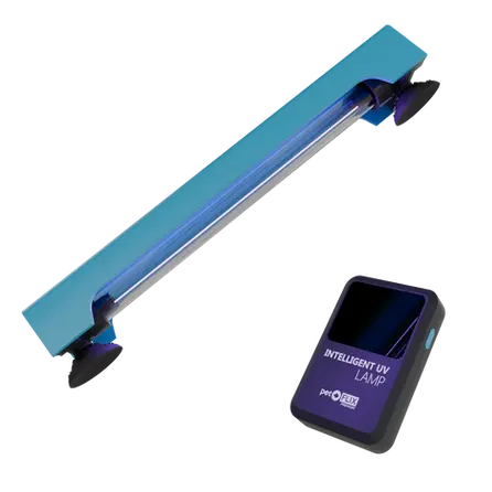 Foto do Filtro esterilizador UV para aquários IUV da Pet Flix.
