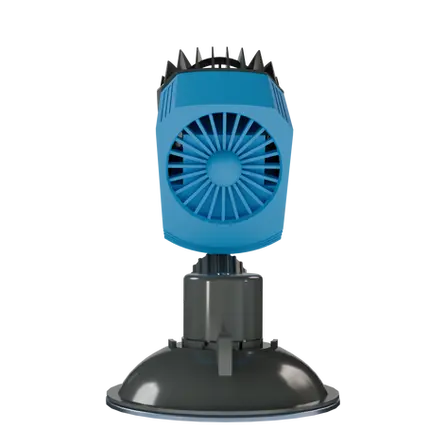 Visão traseira da bomba de circulação para aquários, linha BWM da Pet Flix