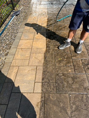 Precision Property Solutions paver patio sealing, sanding, power washing and soft washing services in Danbury, CT