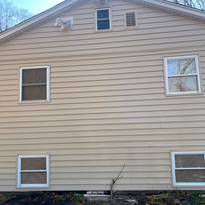 Precision Property Solutions results After soft washing vinyl siding in Somers, NY