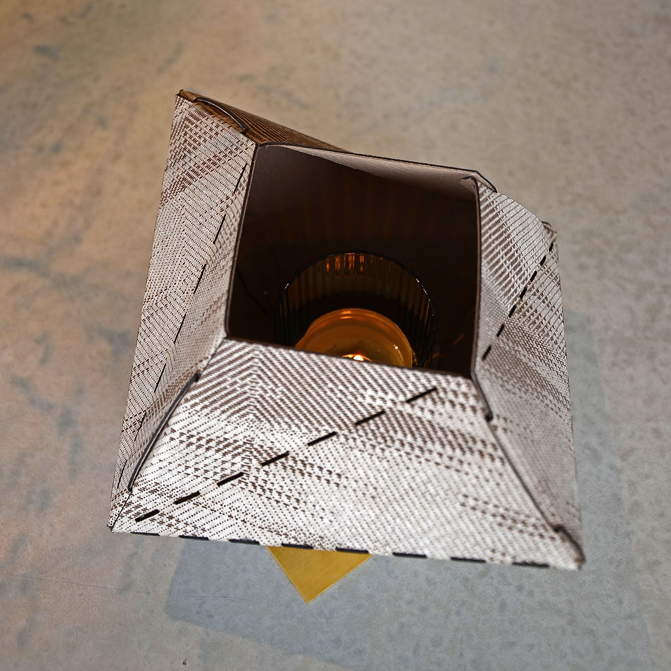 Miniaturbild: Combbags Maison - Windlicht - recyceltes Leder 