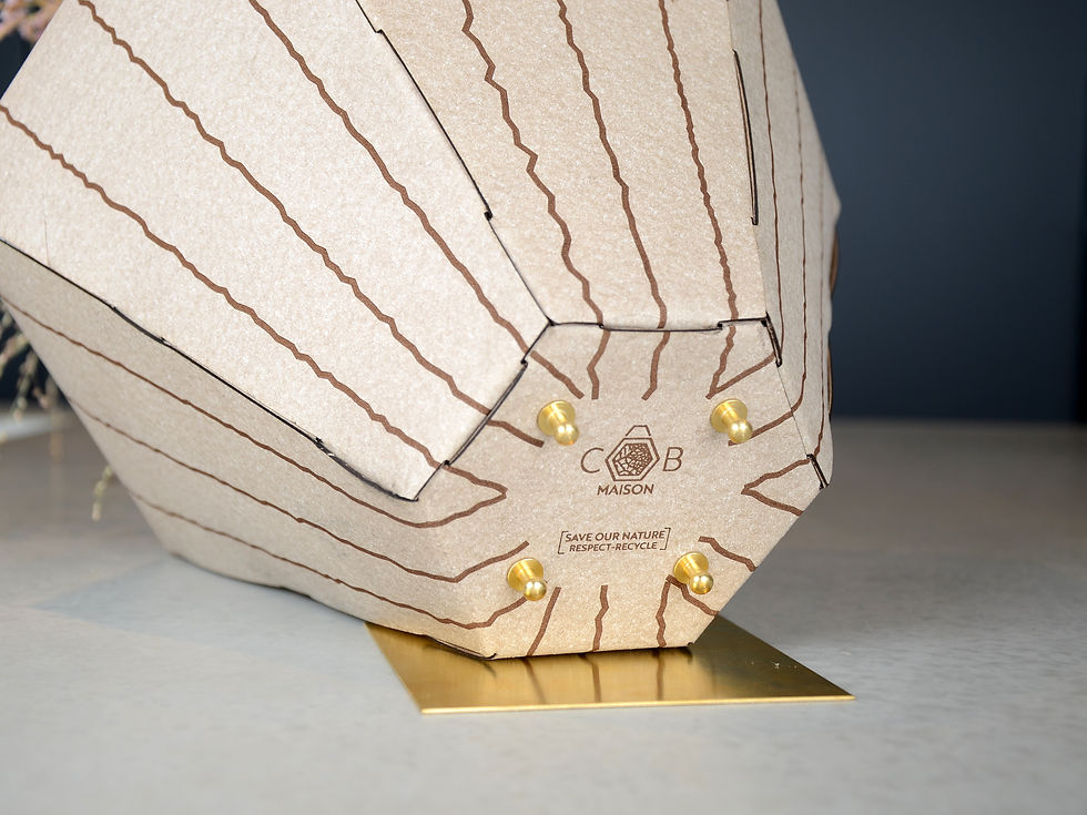 Miniaturbild: Combbags - Vase - recyceltes Leder - Boden