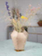 Combbags - Vase - recyceltes Leder