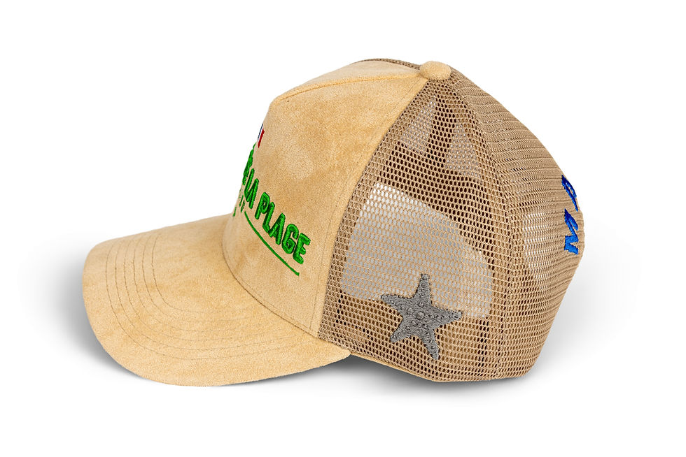 Thumbnail: Embroidered Hat (Light Brown with logo)