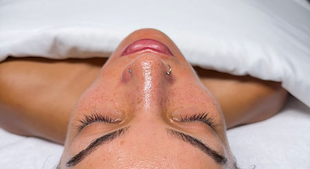Glowing skin after carboxy therapy treatment at Flirt Beauty Bar in Temecula