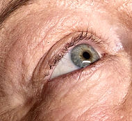 Korean lash lift for short natural lashes, showing lashes before lift