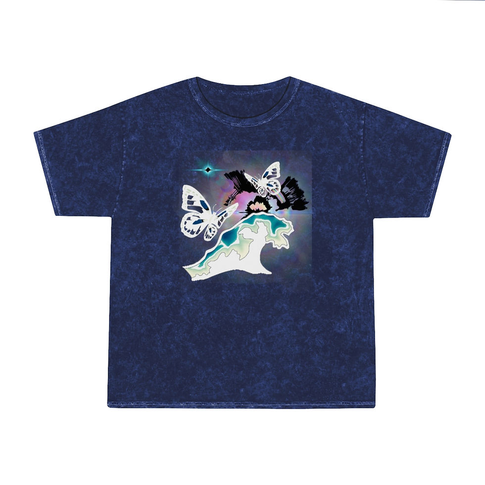 Thumbnail: Wave Inverted Mineral Wash T-Shirt