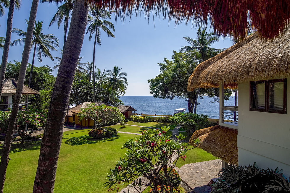 Villa view in Bali Villa Dive Resort