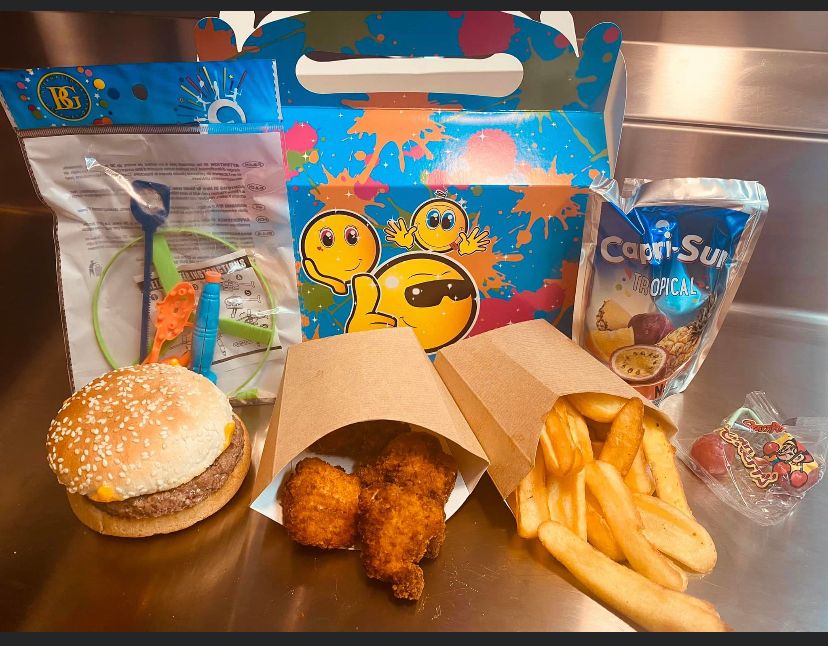Arranged Food and Objects