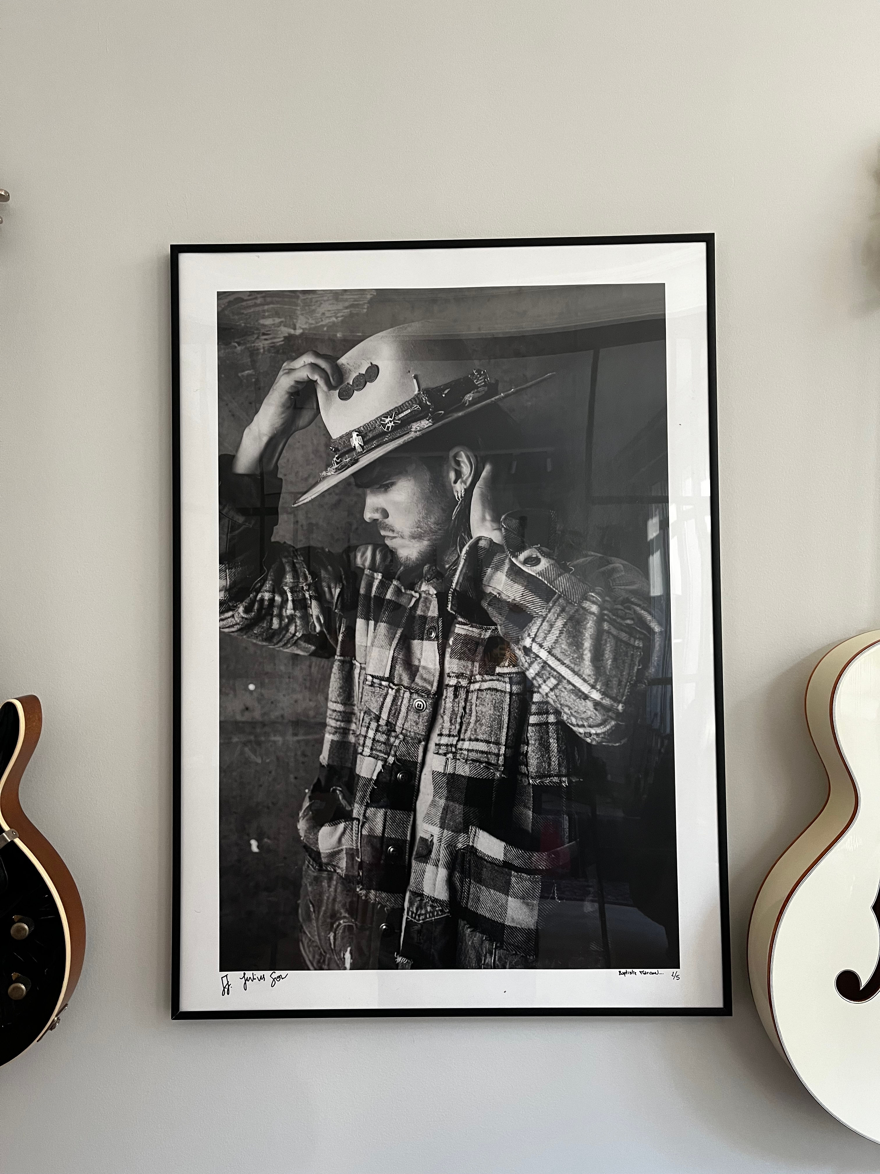 Portrait JJ Kaleo par Baptiste Marcon, 2024 - tirage signé 2/5 par JJ