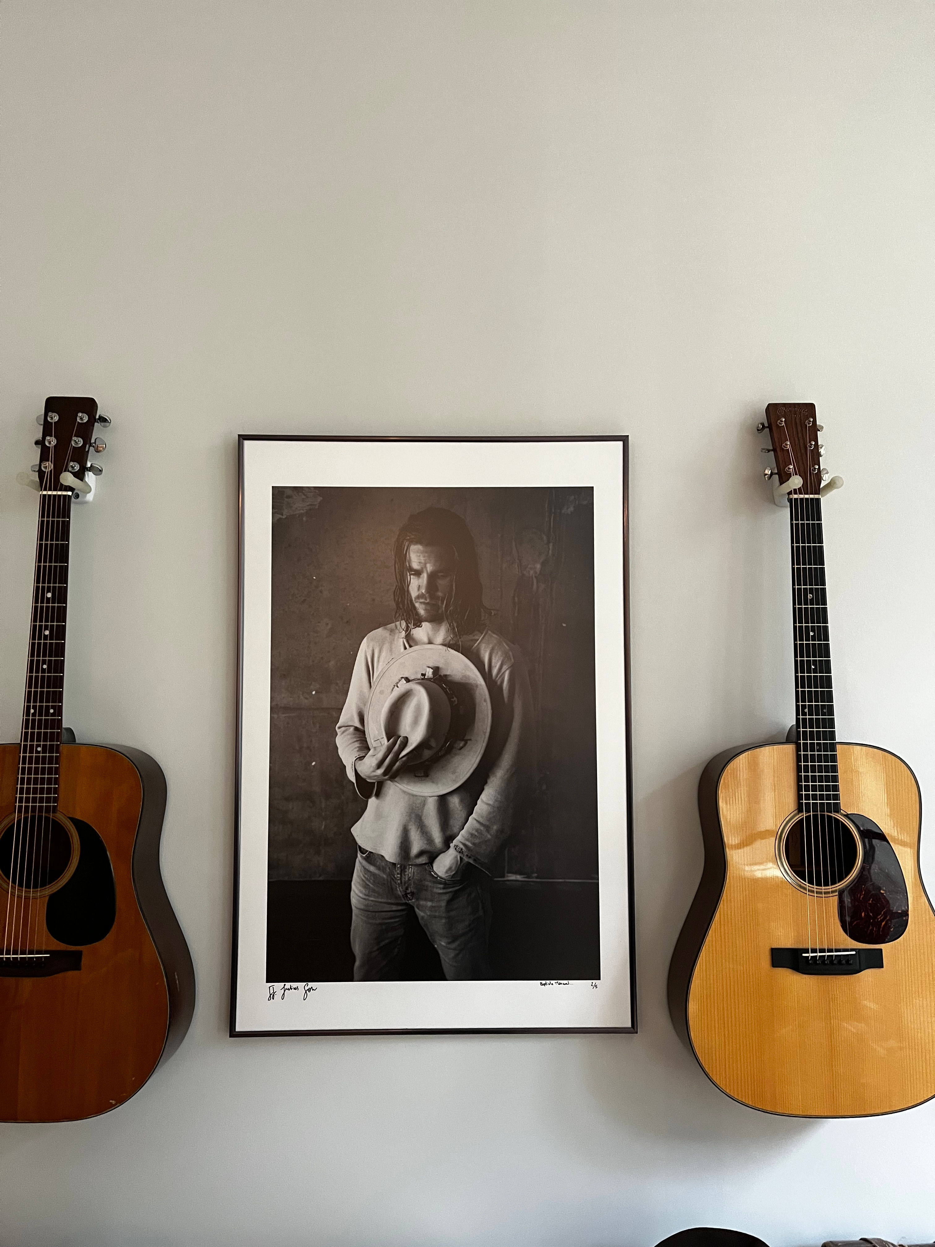 Portrait JJ Julius Son (Kaleo) par Baptiste Marcon - tirage d'art signé par JJ