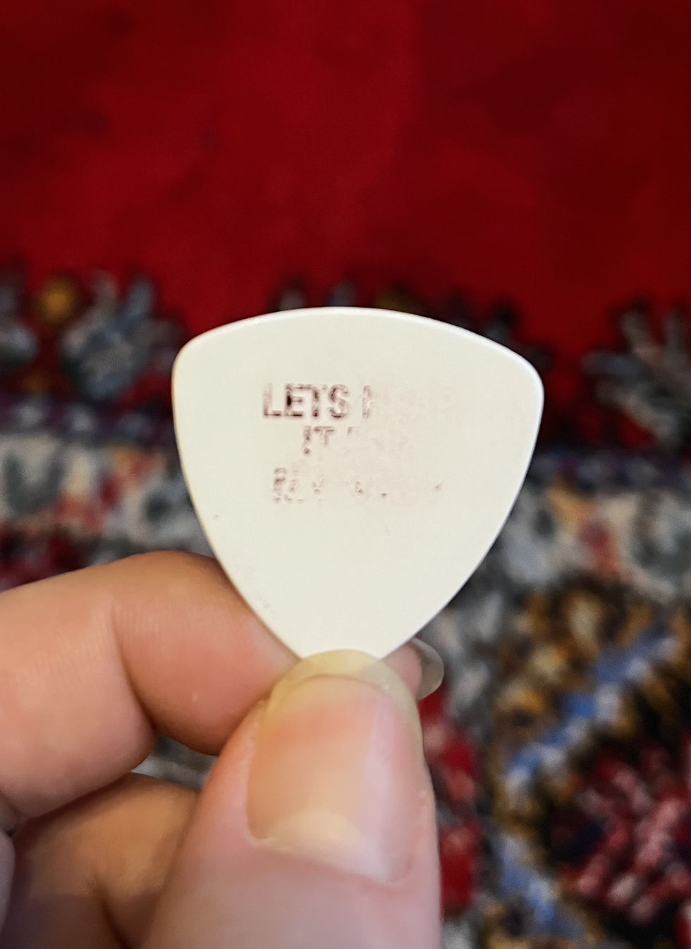 Miniature : Médiator (guitar pick) Buddy Guy