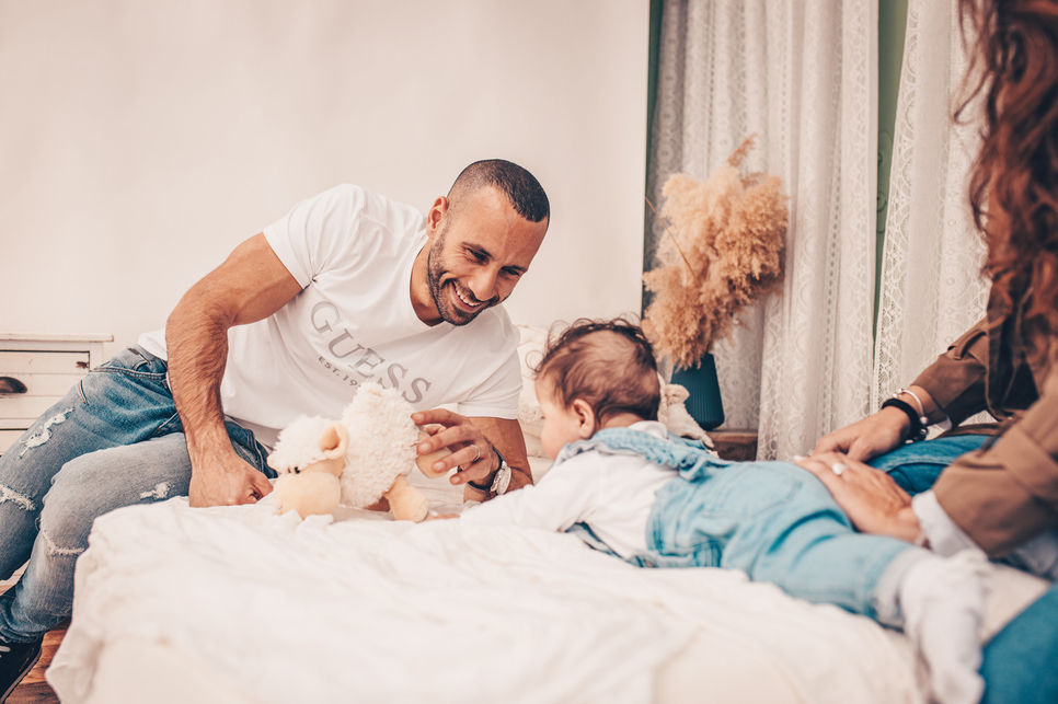 צילומי משפחה בסטודיו - משפחת כהן