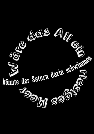 typographic opposites cosmos and chaos