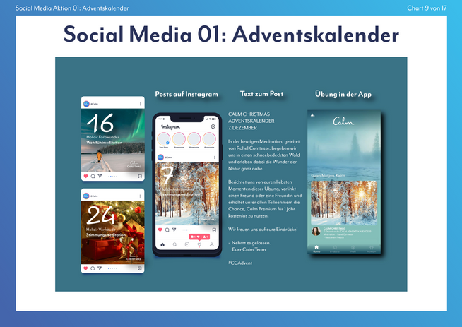 Calm Advertising campaign