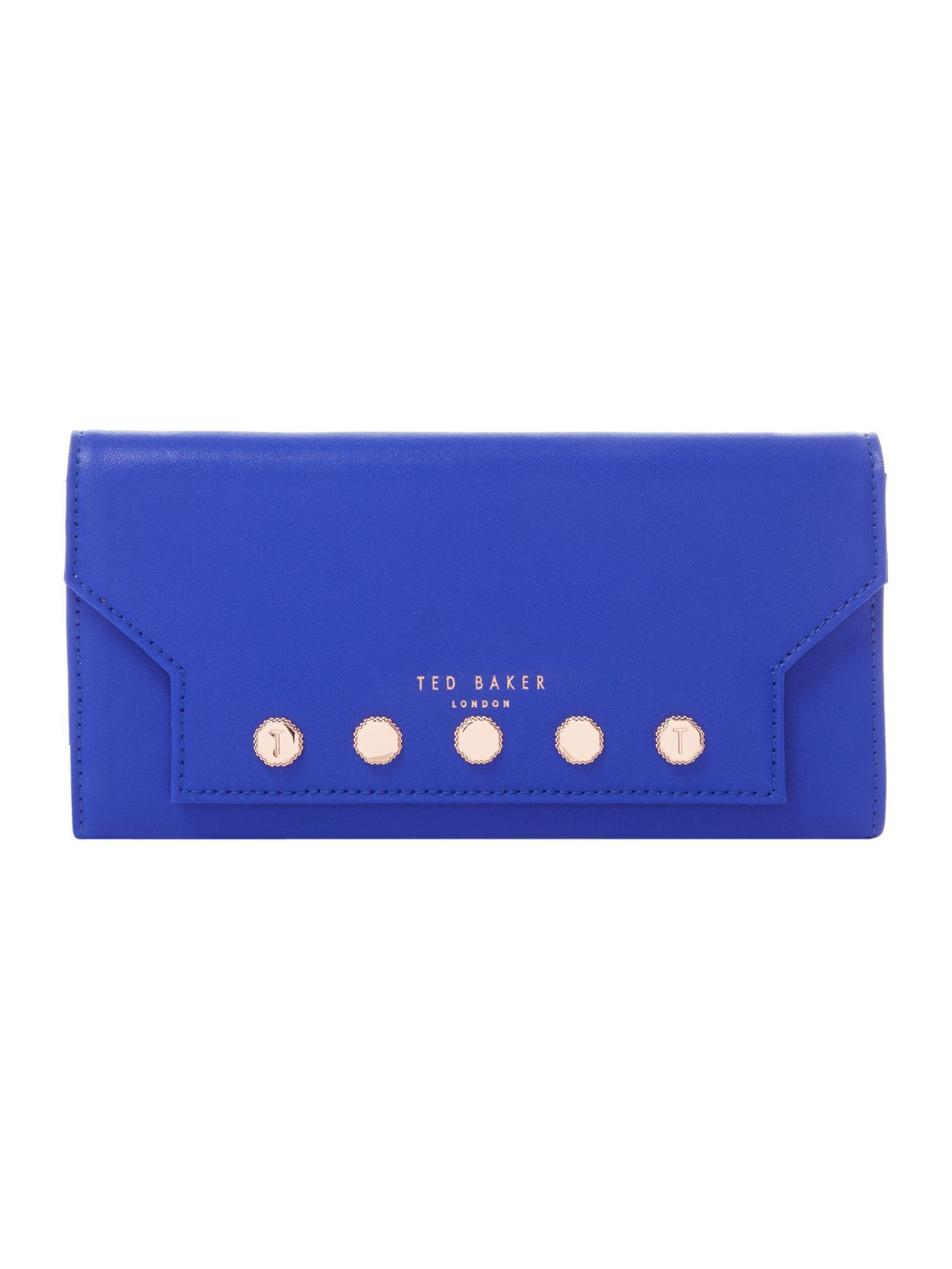 Ted Baker Chelsi stud flap over purse, Blue