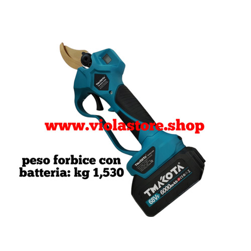 Makota - Forbice Cesoia Elettrica Da Potatura 45mm Con Display A Doppia Batteria 68v 6000mah Accessori 1