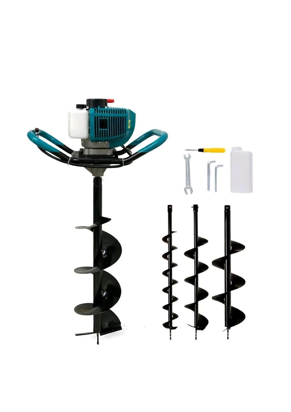 Miniatura: Mototrivella a scoppio 68cc punte da 100 150 200 incluse