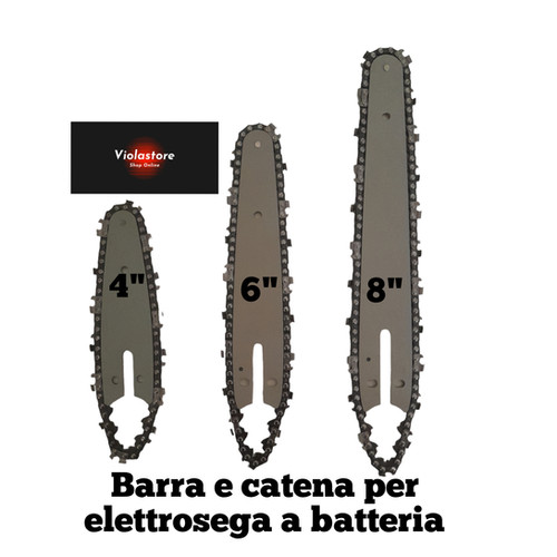 Catena Motosega 8 Pollici KIT BARRA E CATENA 8" RICAMBIO DA 8 - Foto 5