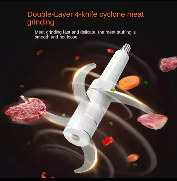 Miniaturbild: Tritatutto Tritacarne Frullatore Mixer ciotola in acciaio o vetro 3L 400W