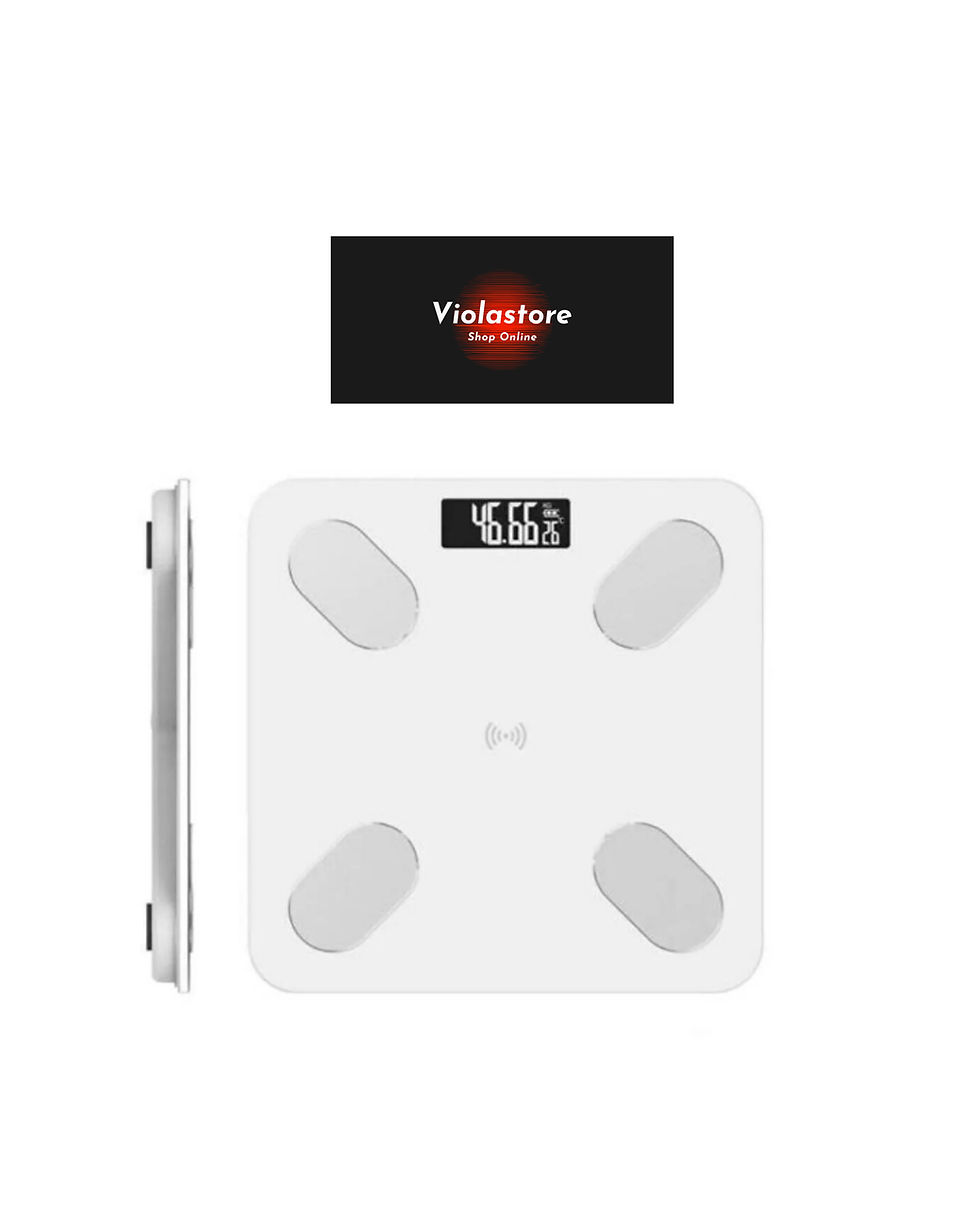 Miniatura: Bilancia pesapersone in vetro digitale con appplicazione