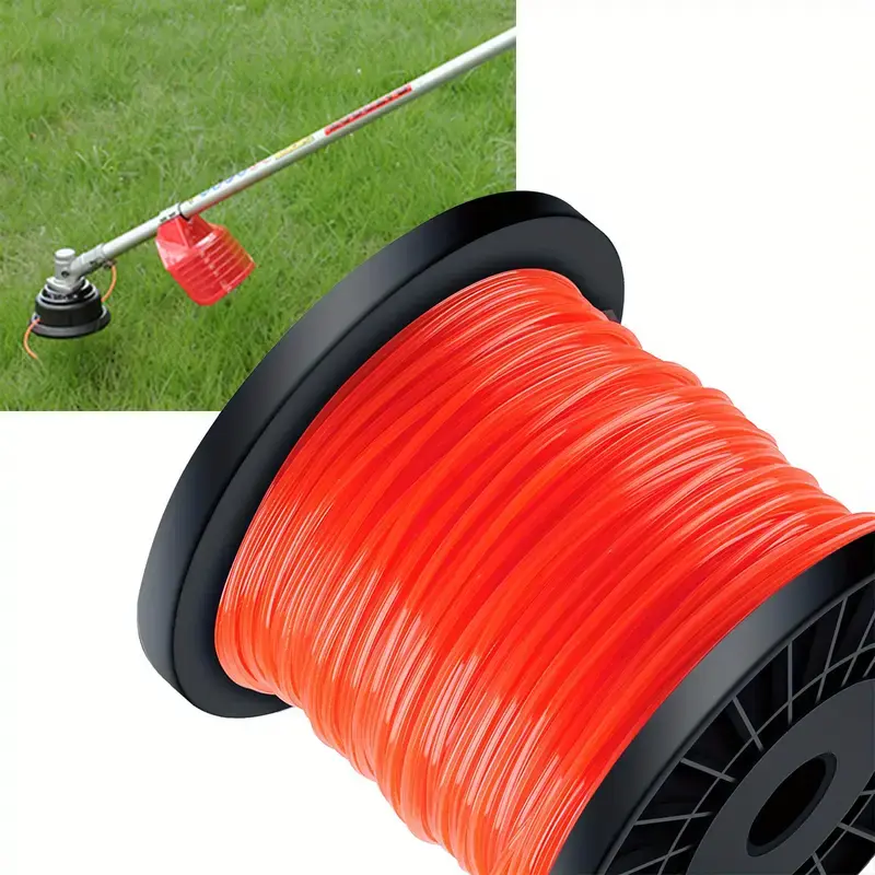 Miniature : Filo per decespugliatore in nylon quadrato tondo da 2.7mm 3mm 3.5mm 4mm 100mt