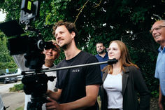 Dreharbeiten zum Thema Mobilität am Filmset für Stadtwerke von WOWfilm Medienproduktion und Social Media Marketing in Münster