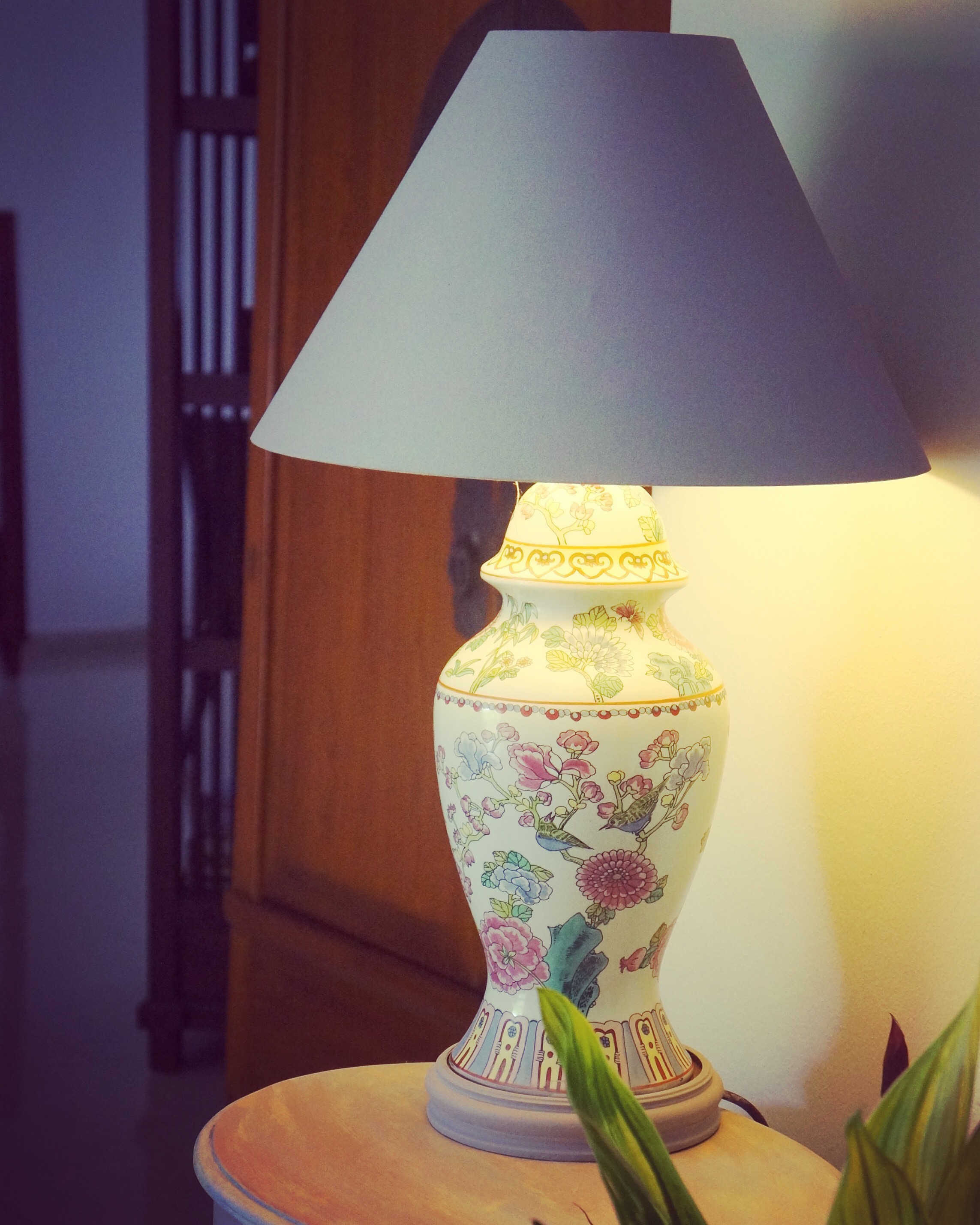 Chalk Painted lampshade