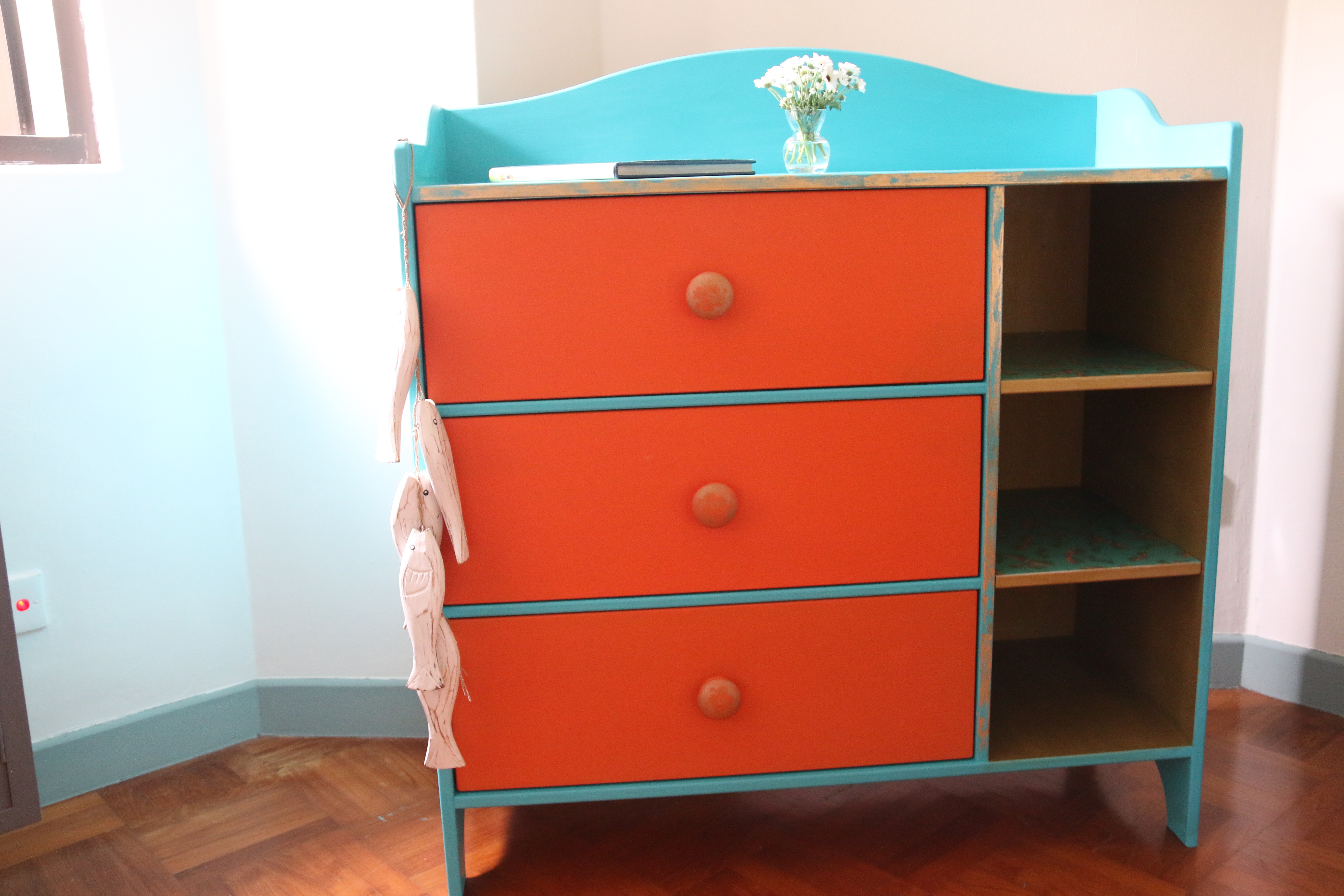 Upcycled cabinet