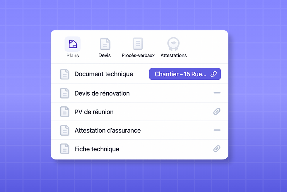 joindre des documents