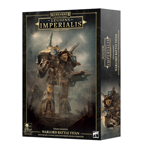 LEGIONS IMPERIALIS : WARLORD TITAN WITH QUAKE CANNON AND