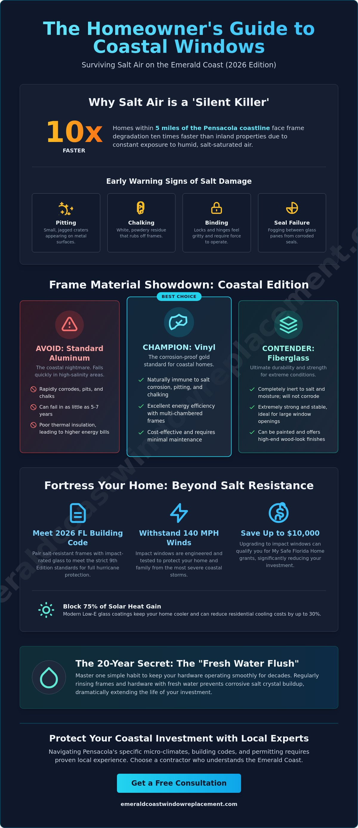 Best windows for salt air environments