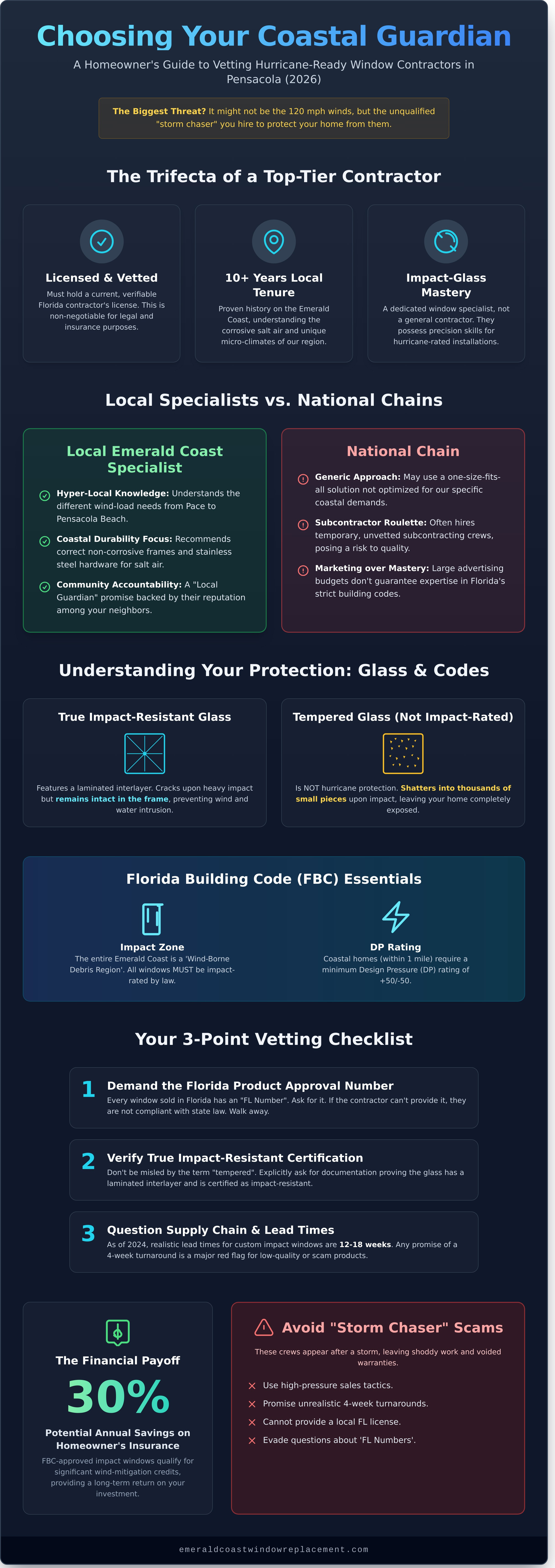 Best window contractors infographic - visual guide