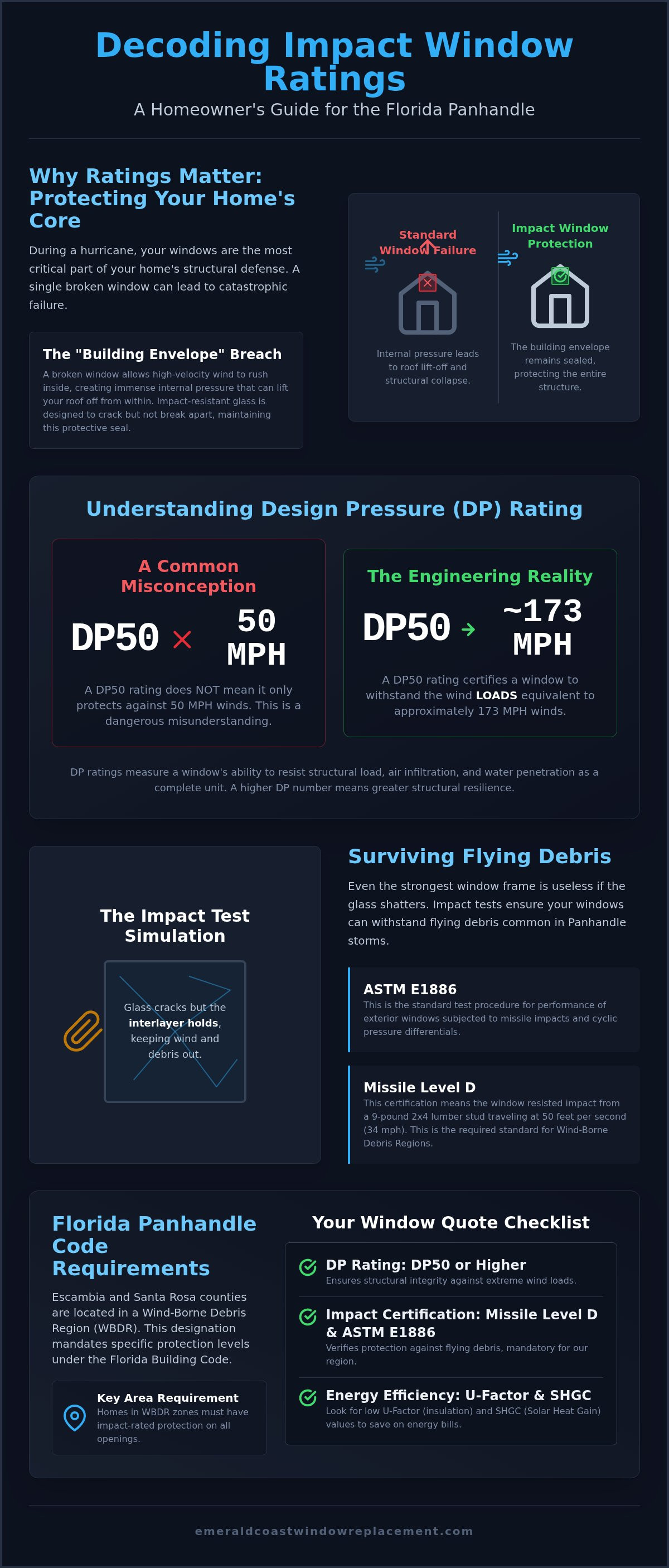Impact window ratings explained