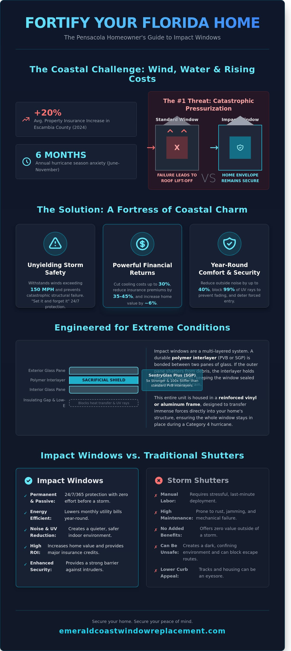 Impact resistant windows