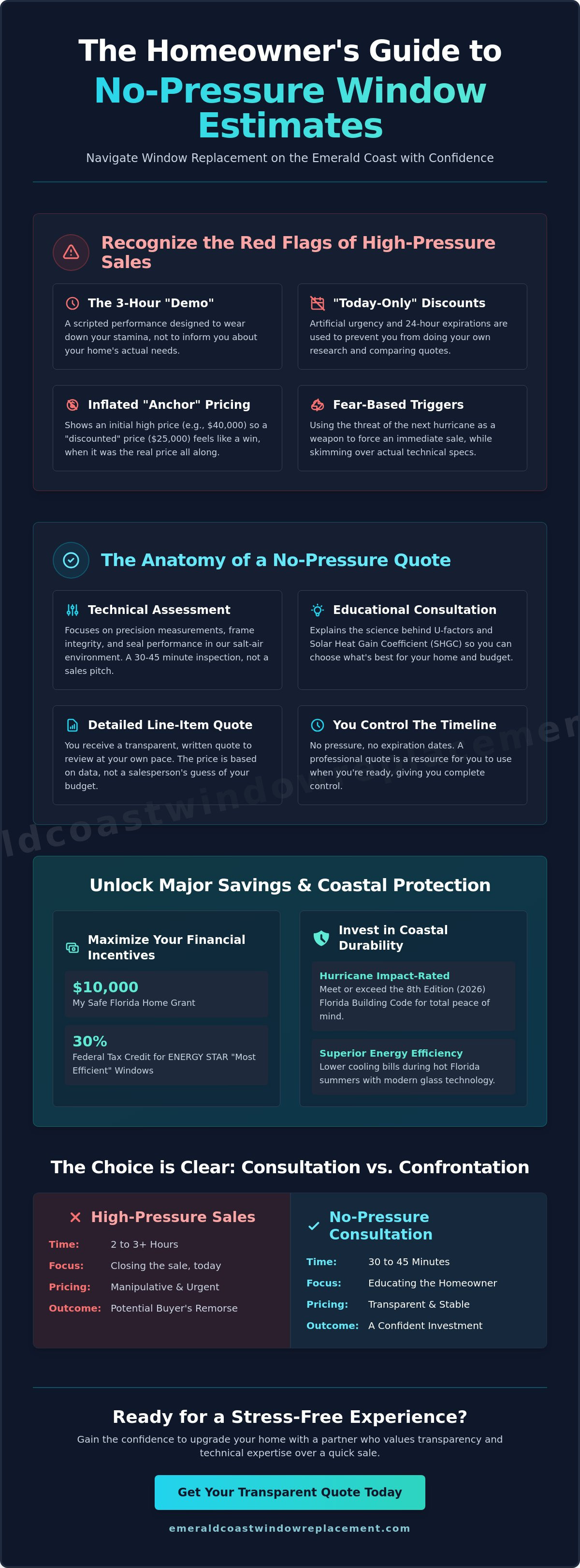 No pressure window estimates Pensacola