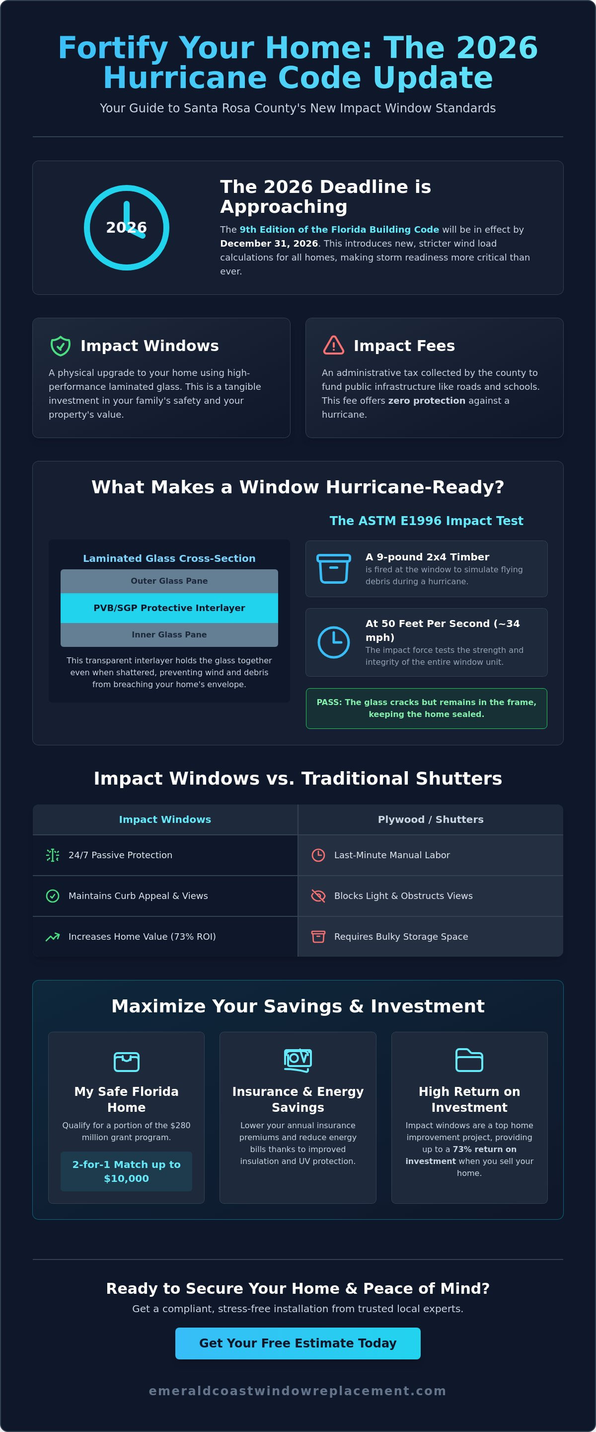 Santa Rosa County impact windows