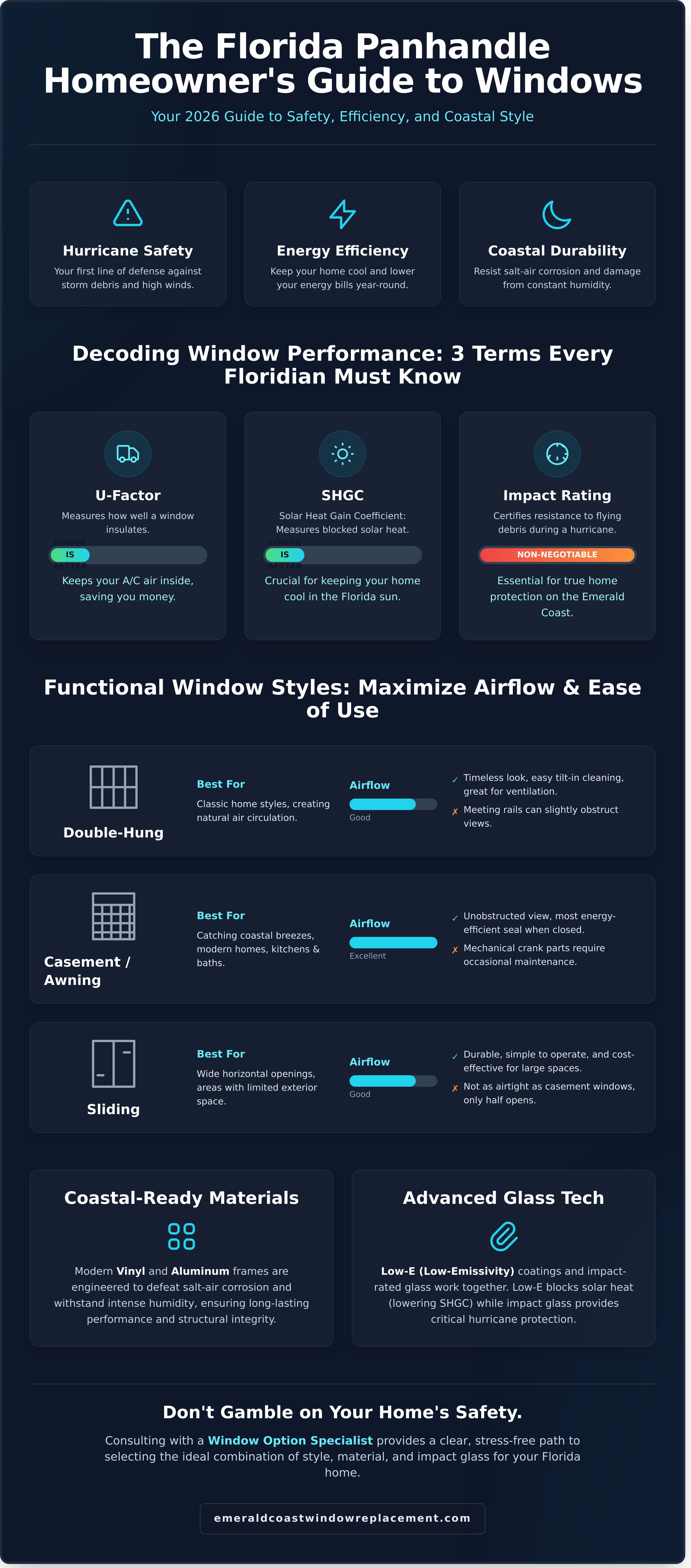 Window option specialists infographic - visual guide