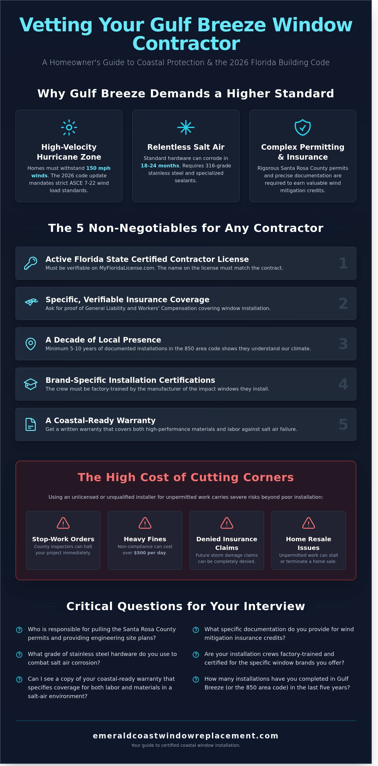 How to choose a window contractor in Gulf Breeze