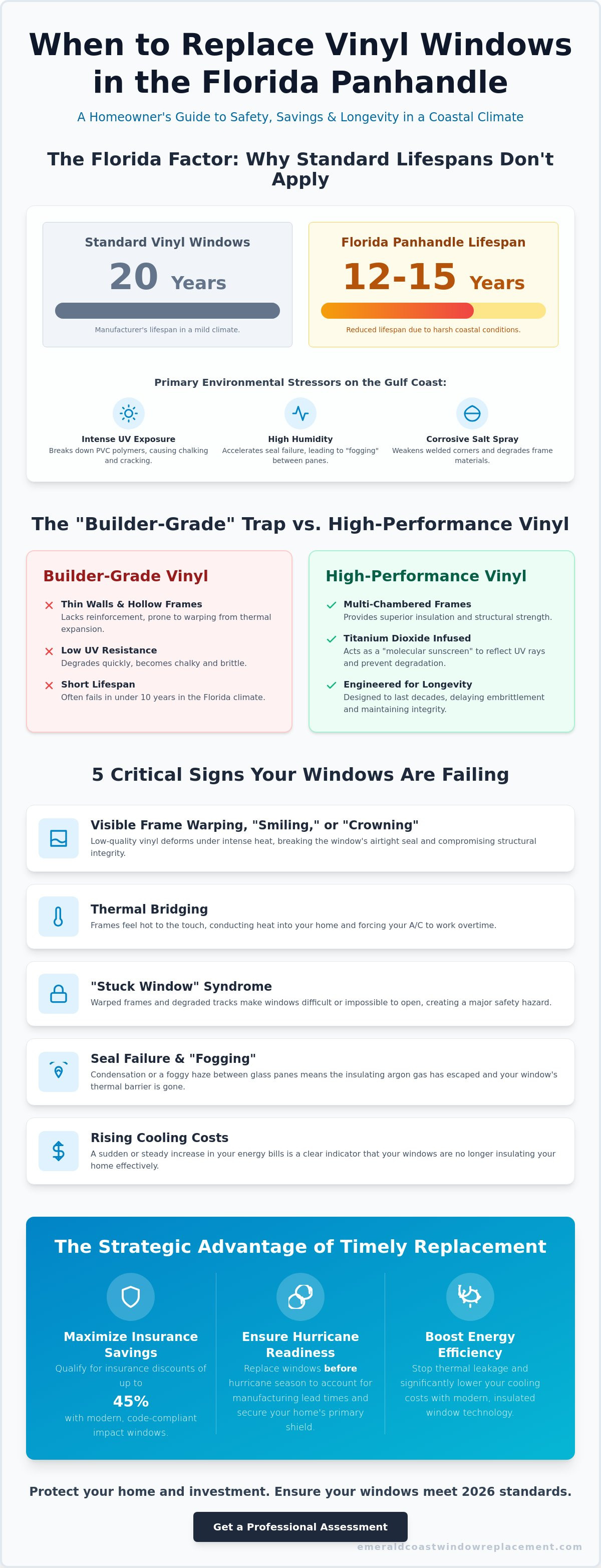 When to replace vinyl windows in Florida