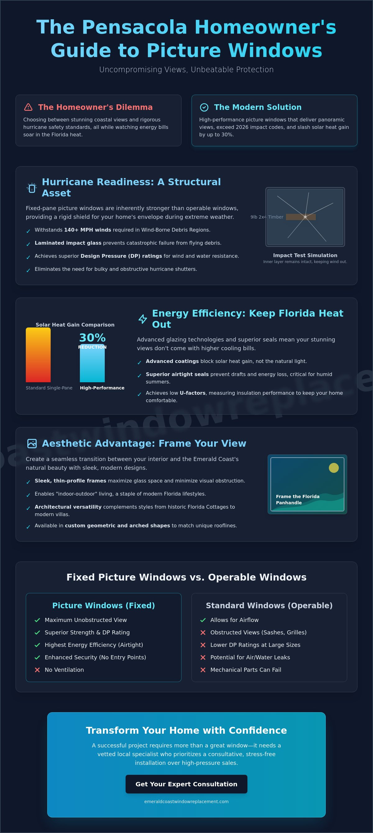 Picture windows Pensacola