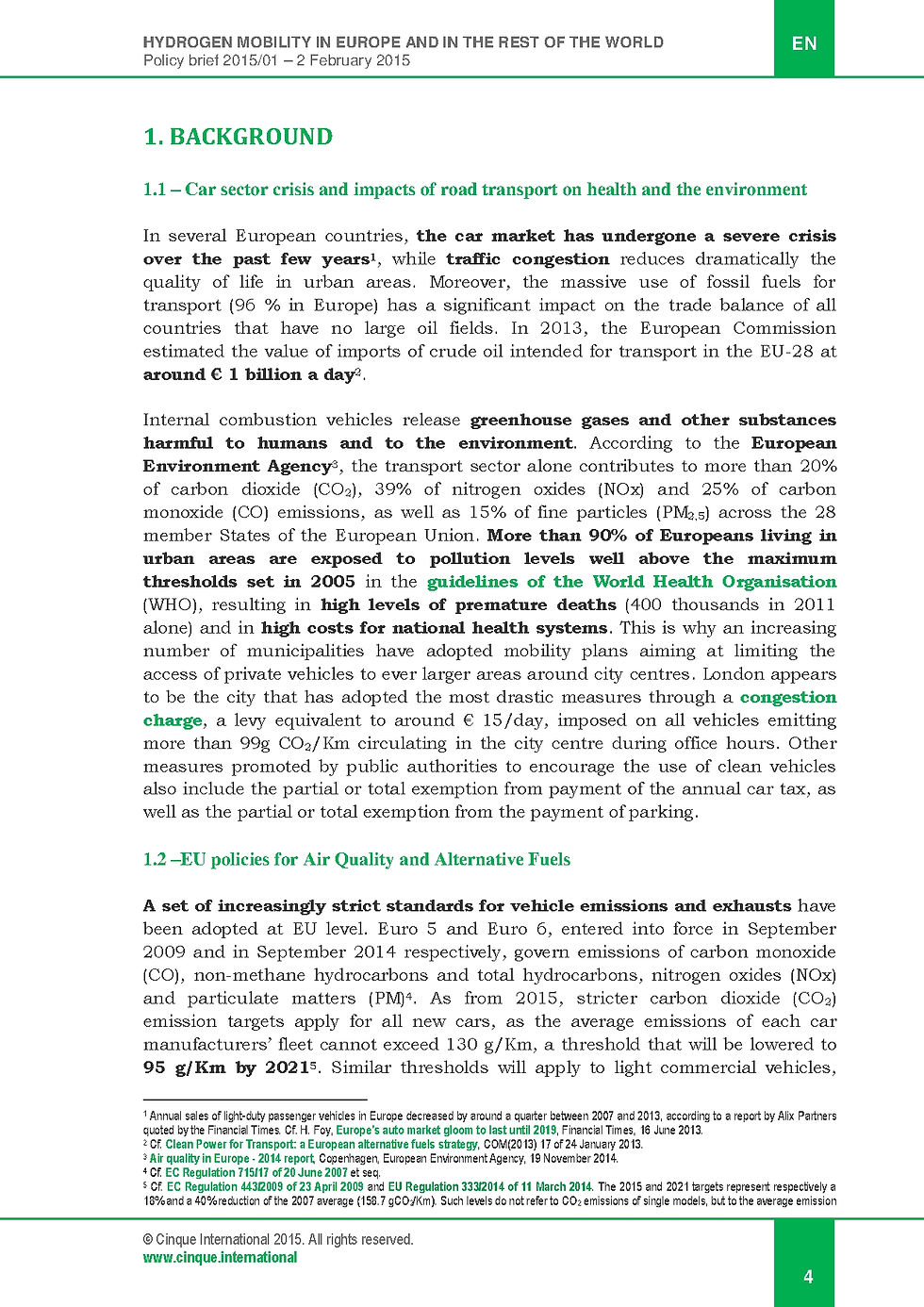 Thumbnail: Hydrogen Mobility in Europe and in the rest of the world