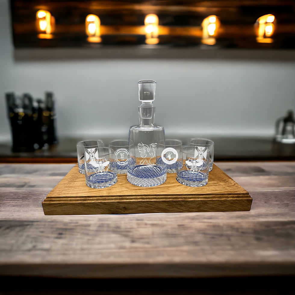 6MI - Whisky Decanter Set